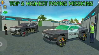 Top 8 Highest Paying Missions in Car Simulator 2 | How to Earn Money Fast|Car Games Android Gameplay