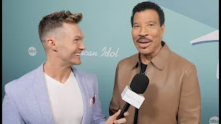 Lionel Ritchie At American Idol with Dean McCarthy