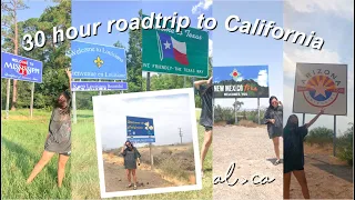 30 hour roadtrip to California ALONE *really emotional*