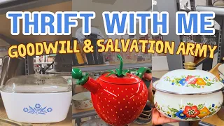 Vintage Shopping at Thrift Stores | Amazing Kitchenware & Home Decor 🍓