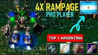 DOTA TOP 1 ARGENTINA 4X RAMPAGE Godz_Wisito01 PRO RGC