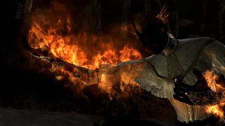 Dark Souls - SL1 Gwyn, Lord of Cinder ONE HIT KILL (First Level)