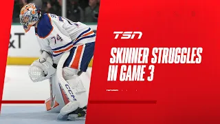 Stuart Skinner struggles in Game 3 loss to Stars