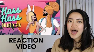 Japanese-Indian Reacts: Hass Hass | Diljit Dosanjh x Sia Collaboration | Song Reaction Video