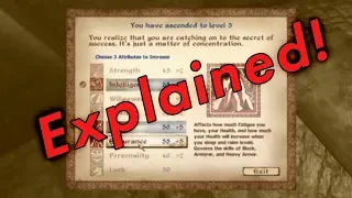 Oblivion Leveling Explained - How the System Works