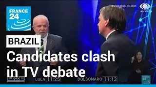 Brazil's Bolsonaro, Lula trade blows in first head-to-head debate • FRANCE 24 English