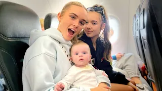 Our FIRST FLIGHT with 8 KIDS! 🙈