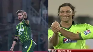 The Eagle 🤝 Rawalpindi Express | Shaheen Afridi emulates Shoaib Akhtar's celebration 🌟