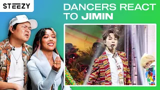 Dancers React to BTS Jimin's Dancing ft. Nava Rose | STEEZY.CO