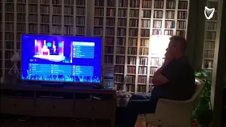 WATCH: This mans reaction to Ireland getting through to the Eurovision is the funniest thing you'...