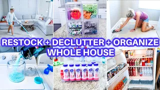 EXTREME WHOLE HOUSE ORGANIZATION +CLEAN WITH ME | KITCHEN + PANTRY ORGANIZATION  | CLOSET DECLUTTER