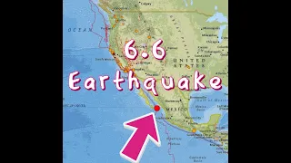 6.6 Earthquake Gulf of California region. SUN 6/18/2023