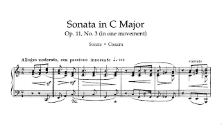 Nikolai Medtner - Piano Sonata in C major, Op. 11 No. 3 [with score]