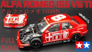 1/24 Alfa Romeo 155 V6 Ti full build. Tamiya 24137