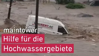 Flut im Westen Deutschlands – Menschen aus Hessen wollen helfen | maintower