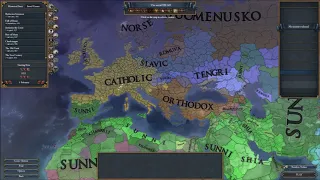 History of Religion in Europe (described with Europa Universalis IV)
