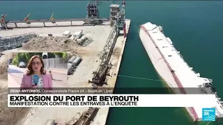 Explosion du port de Beyrouth : manifestation contre les entraves à l'enquête • FRANCE 24