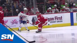 Max Domi’s Bouncing Pass Sets Up Andrew Shaw For A Goal