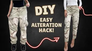 Alteration HACK for Beginner Sewers! (How To Alter Your Pants) DIY with Orly Shani