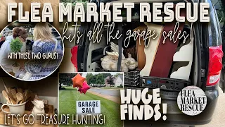 GARAGE SALE FLIPPING-GARAGE SALE FINDS-SHOP THE GARAGE SALES WITH ME