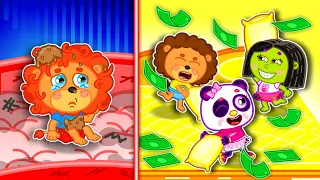 Liam Family USA | Broke Guy Wants to Join the Rich Sleepover Party! | Family Kids Cartoons