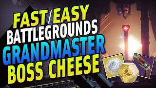 This Week's GRANDMASTER NIGHTFALL Has An INSANE BOSS CHEESE! Easy HEIST BATTLEGROUNDS GM | Destiny 2