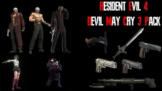 RESIDENT EVIL 4 REMAKE - DEVIL MAY CRY 3 MOD PACK