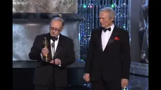 Ennio Morricone receiving an Honorary Oscar®