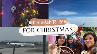 GOING BACK HOME AFTER MONTHS* | Christmas Carol celebrations..