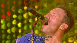 "짝사랑하시면 들으세요" | 콜드플레이 Coldplay - Yellow 라이브 가사해석