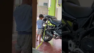 Superbike washing / #shorts - 6 / Avinash Kujur / Ethan kujur