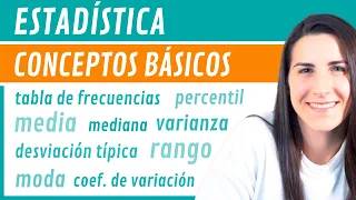 ESTADÍSTICA Conceptos Básicos 📊 TABLA de Frecuencias, MEDIA, MODA, RANGO, VARIANZA