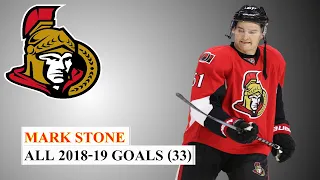 Mark Stone (#61) All 33 Goals of the 2018-19 NHL Season