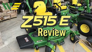 2023 John Deere Z515E Zero Turn Mower Review & Walkaround