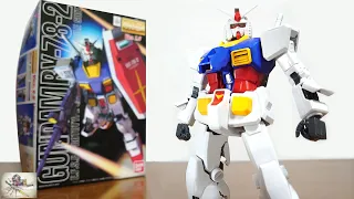 （懐かしのMGガンダム！シンプルなデザインがかっこいい！各部展開ギミックを搭載！）MG 1/100 RX-78-2 ガンダム ver1.5　レビュー