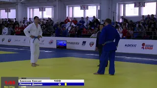 81 kg Хамхоев Х Пимонов Д 13 02 2016 Т3 ПЕРВЕНСТВО РОССИИ до 18, НОВОСИБИРСК 2016