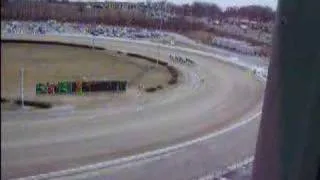 A Race at Yonkers Raceway on a Tuesday Afternoon