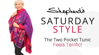 Saturday Style - the Two Pocket Cowl Neck Top Gets Styled Up! October 23, 2021