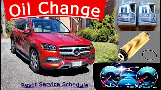 Saving $300 + 2 hrs to the dealer. Oil change for 2022 Mercedes GLS and reset service warning