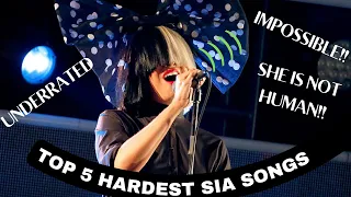 Top 5 HARDEST SIA Songs to Sing!