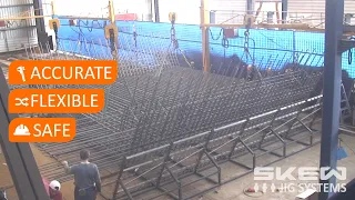 Custom SKEW JIG SYSTEM for large Reinforcement Cages