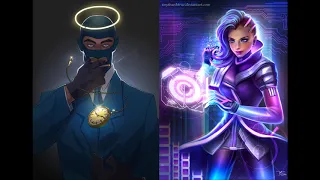 Nightcore SOMBRA VS SPY RAP BATTLE - JT Music (Overwatch vs TF2)