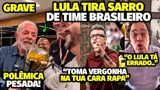 A PROVOCAÇÃO INACEITÁVEL QUE FEZ NET0 E CASAGRANDE DESCEREM O CACETE EM LULA PÓS TIRAR SARRO DE TIME