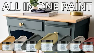 All In One Paint Quick Desk Makeover | Silk National Parks Colors Swatched