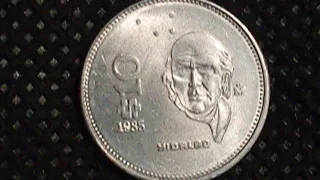 Increíble Moneda De 10 Pesos Año De 1985 Hidalgo/Precio/