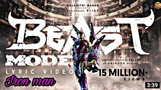 Iron man || BEAST MODE song|| Hollywood ws Tamil✓