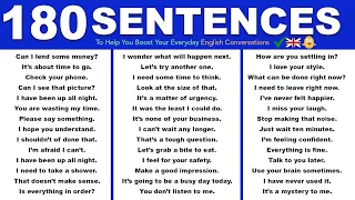 180 Common Daily Use English Sentences To Help Your Everyday English Conversations | Learn English