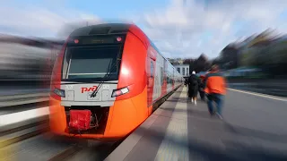 TRIP ON THE TRAIN "LASTOCHKA". Finlyandsky railway station (Saint Petersburg) - Vyborg @Russpotter