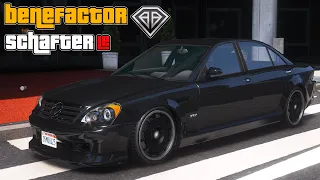 Benefactor Schafter LE (Mercedes Benz W211 / W220) | GTA V Lore Friendly Car Mods | PC