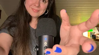 CRISP HAND SOUNDS- FAST & AGGRESSIVE ASMR - TESTING MY FIRST MIC!! 🎤😍